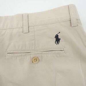 Polo Ralph Lauren Men's Tan Chino Flat Front Straight Fit Dress Pants Size 36x29